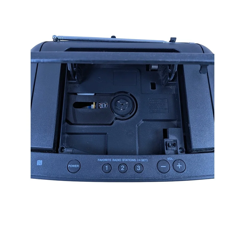 Sony CD Boombox Personal Audio System ZS-RS60BT Black Bluetooth USB FM/AM Radio